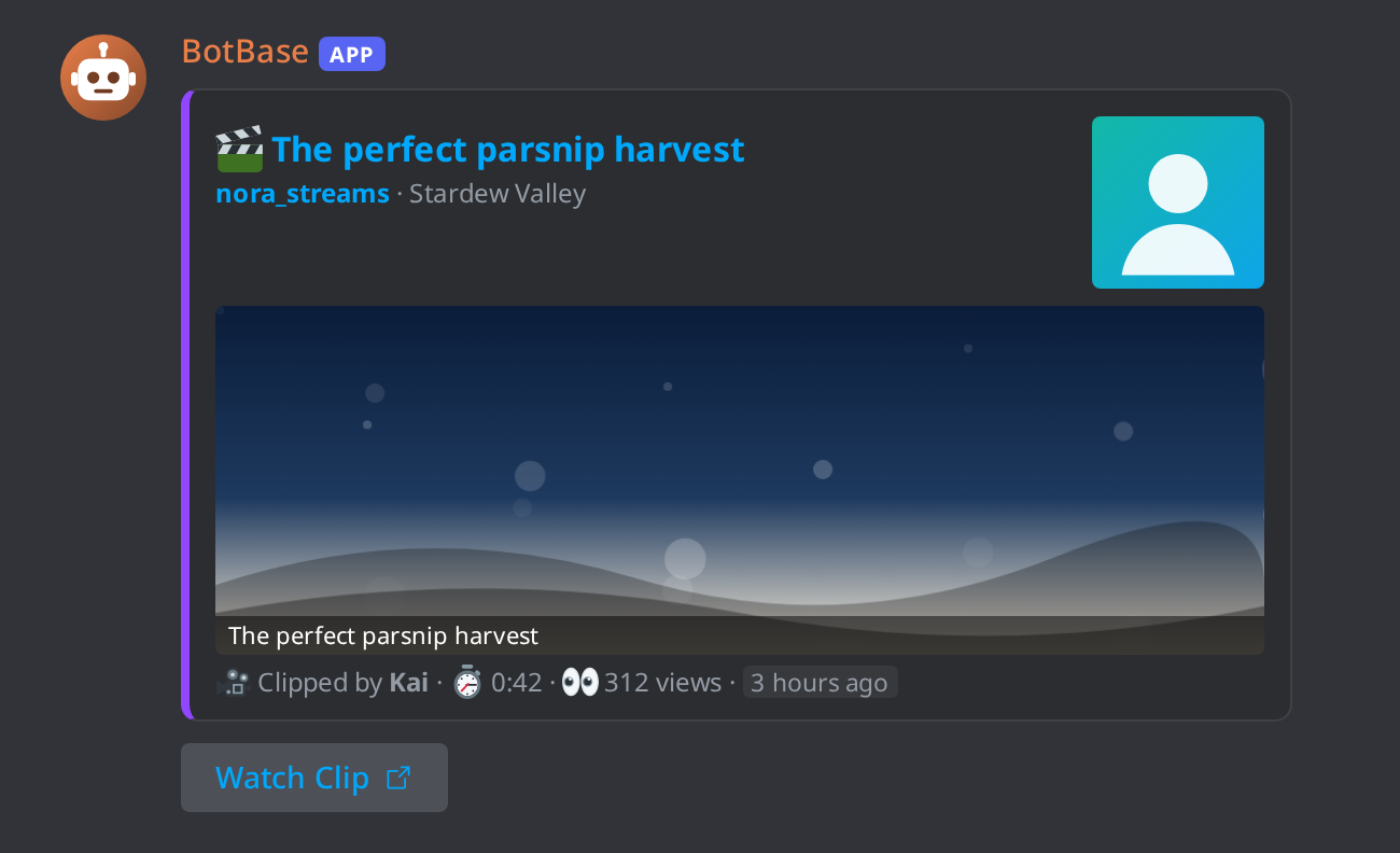 A Twitch clip