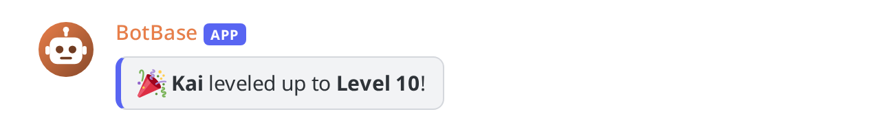 The default current channel message